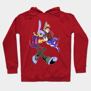 Jax and Pomni in Wonderland Hoodie